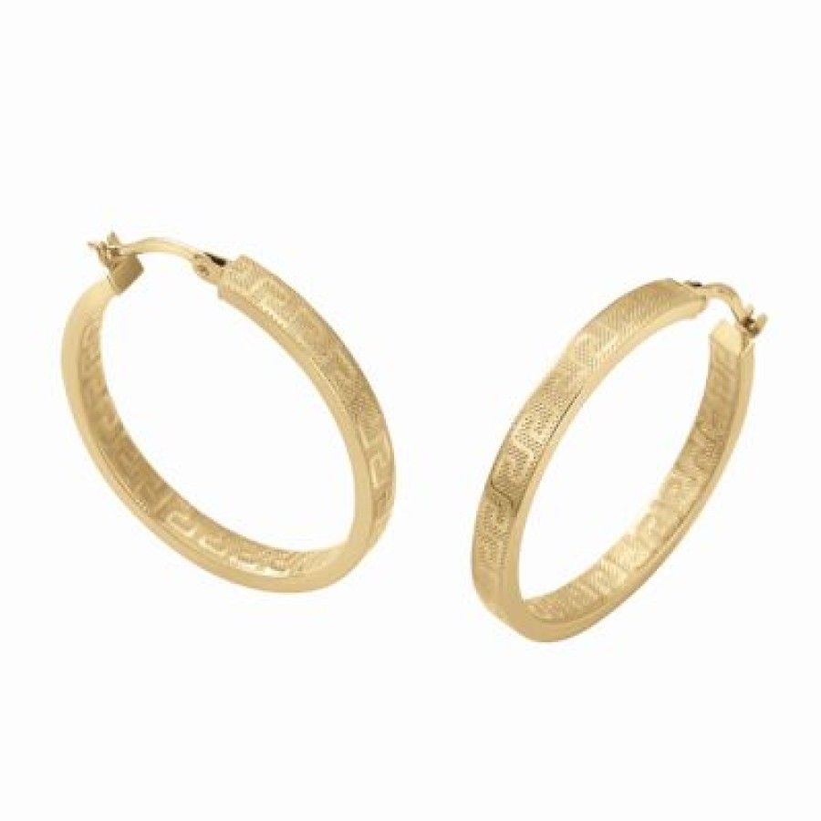 Joyeria Fina GVR | Arracadas Grecas Oro 14K