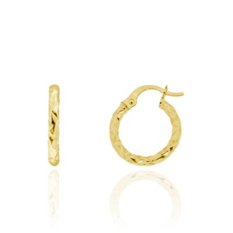 Joyeria Fina GVR | Arracadas Oro 14K Diamantado