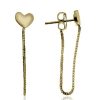 Joyeria Fina GVR | Aretes Corazon Oro 14K