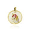 Joyeria Fina GVR | Dije Unicornio Oro 14K Jl623