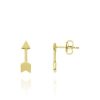 Joyeria Fina GVR | Aretes Flecha Oro 14K