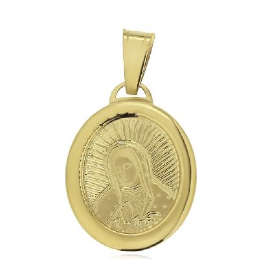 Joyeria Fina GVR | Medalla Virgen De Guadalupe Oro 14K