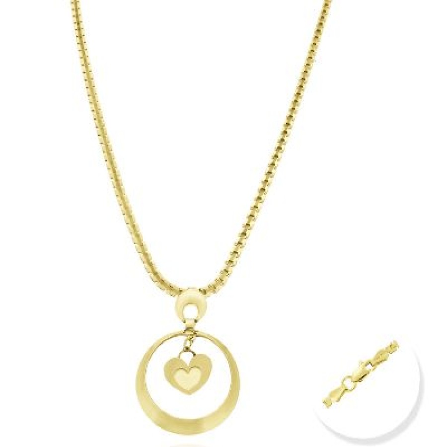 Joyeria Fina GVR | Gargantilla Flexible Corazon Oro 14K