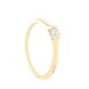 Joyeria Fina GVR | Anillo De Compromiso Ora Oro 14K Con 6 P Bb72 Oro Amarillo