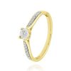 Joyeria Fina GVR | Anillo Compromiso Oro Con Diamante