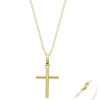 Joyeria Fina GVR | Cruz Con Cadena Oro 14K