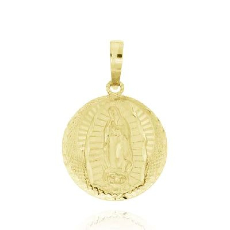 Joyeria Fina GVR | Medalla Virgen De Gudalupe Oro 14K