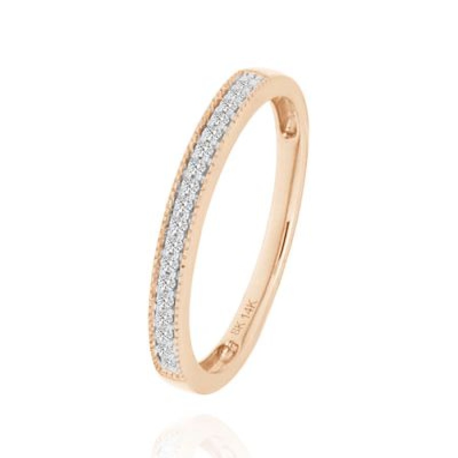 Joyeria Fina GVR | Churumbela 14K Con Dte Oro Rosa