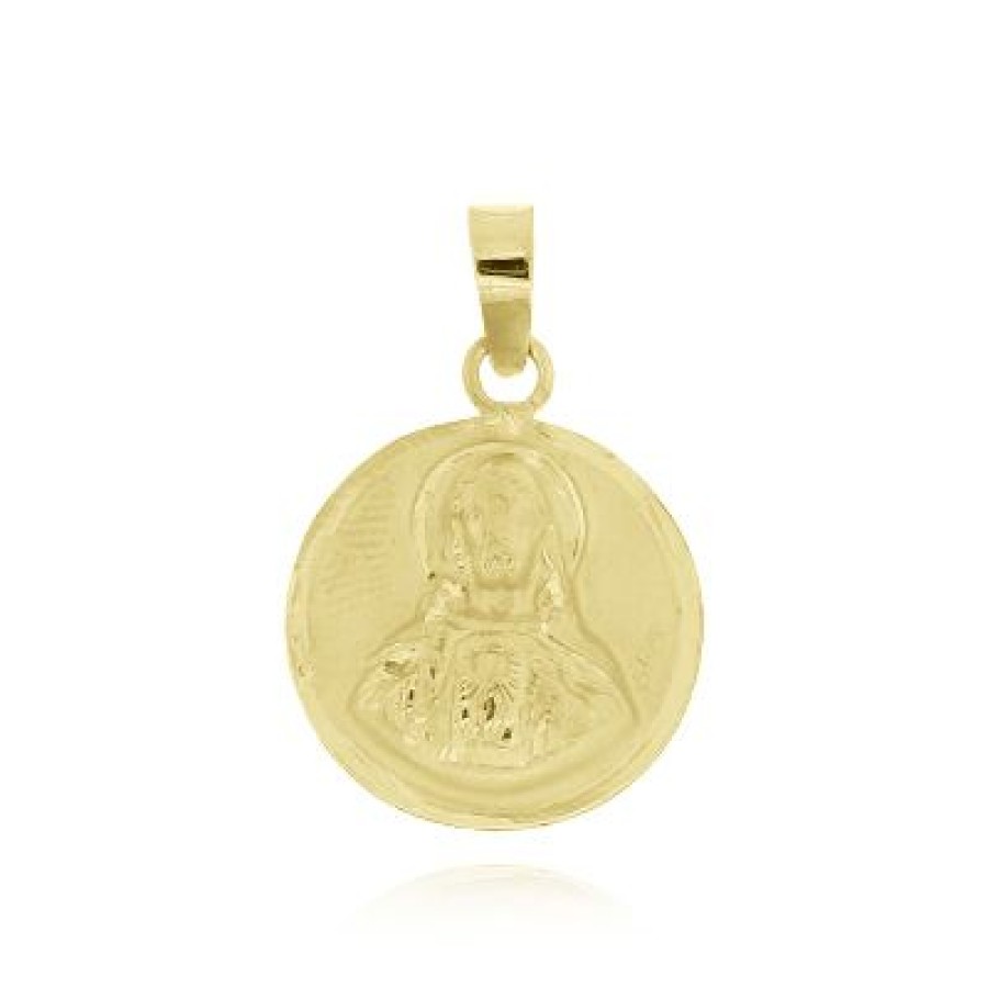 Joyeria Fina GVR | Medalla Sagrado Corazon Oro 14K