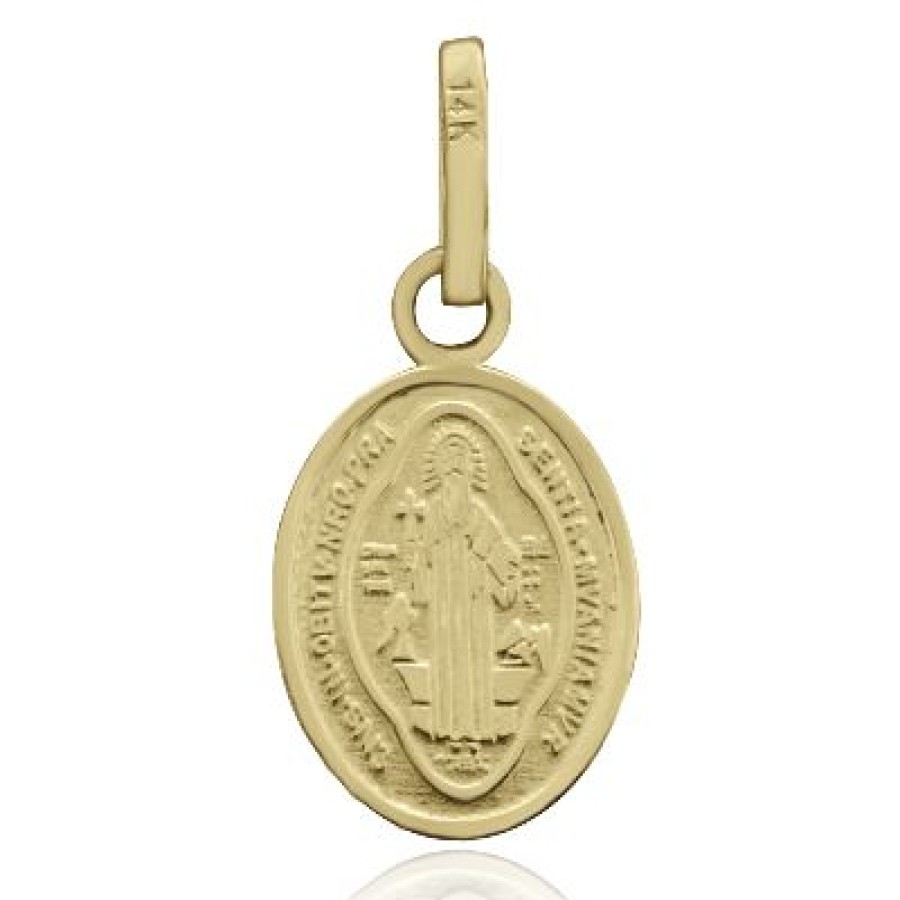 Joyeria Fina GVR | Medalla San Benito Oro 14K