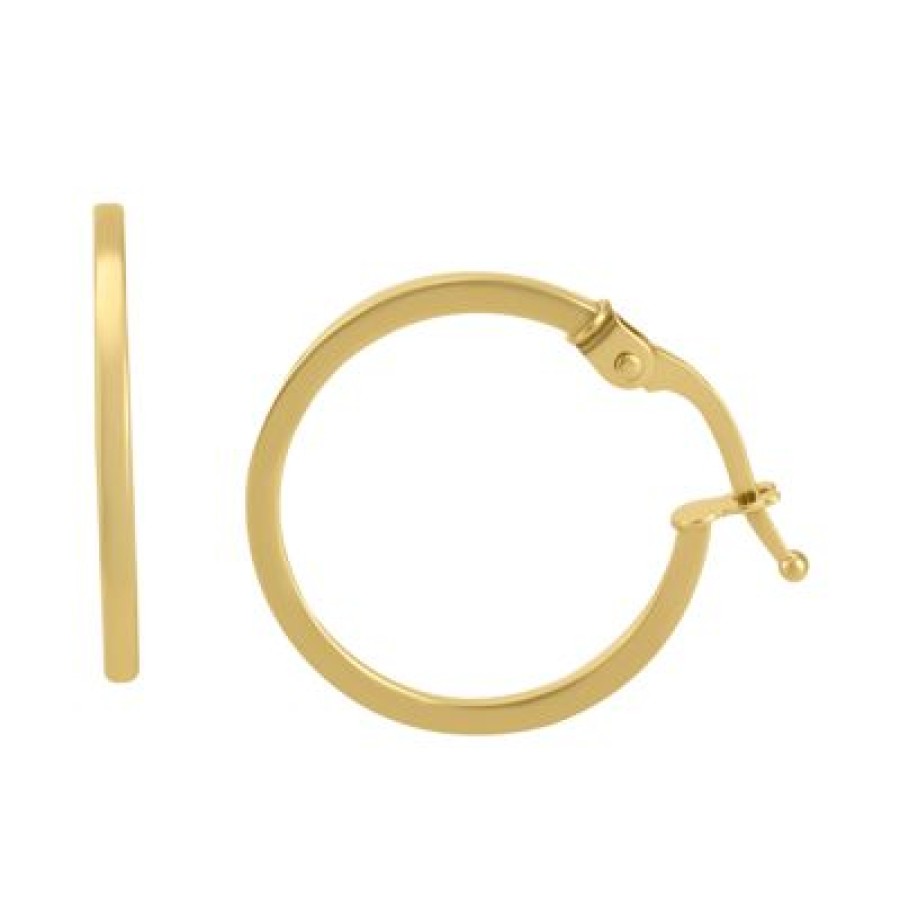 Joyeria Fina GVR | Arracadas Oro 14K 15Mm