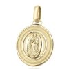 Joyeria Fina GVR | Medalla Virgen Guadalupe Oval Oro 14K