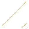 Joyeria Fina GVR | Pulsera Traversino Oro 14K Oro Amarillo Y Blanco