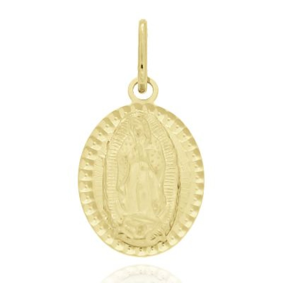 Joyeria Fina GVR | Medalla Virgen Guadalupe Oro 14K