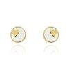 Joyeria Fina GVR | Broqueles Redondo Mini Corazon Oro14K