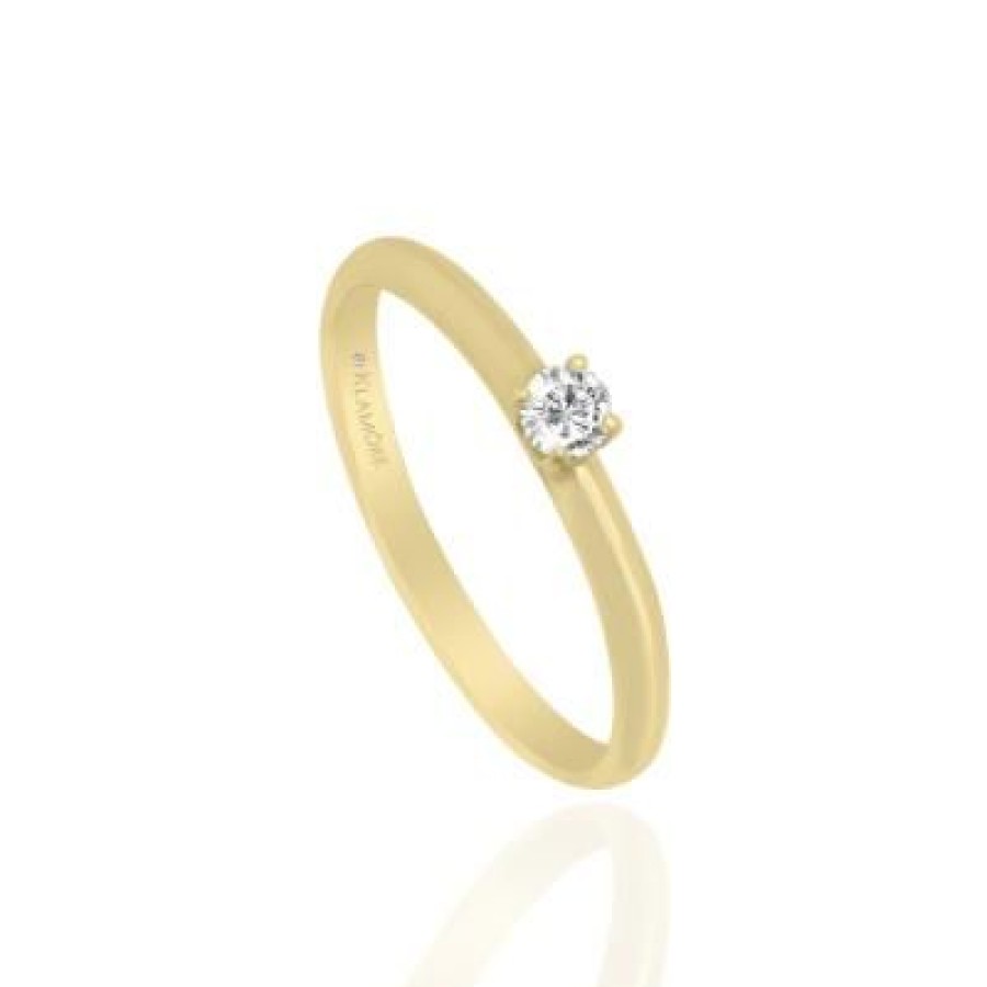 Joyeria Fina PEDIDO | Solitario Erendira Bb232 Oro Amarillo