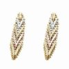 Joyeria Fina GVR | Aretes Flecha Oro Florentino 14K