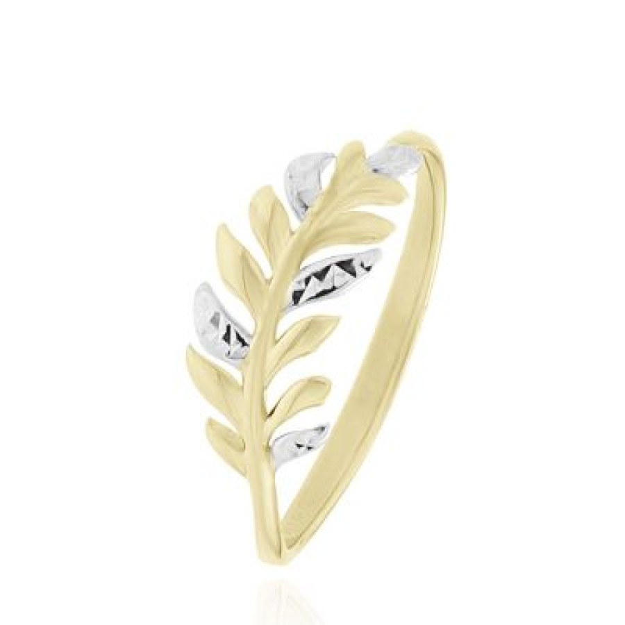 Joyeria Fina GVR | Anillo Dama Oro Bicolor