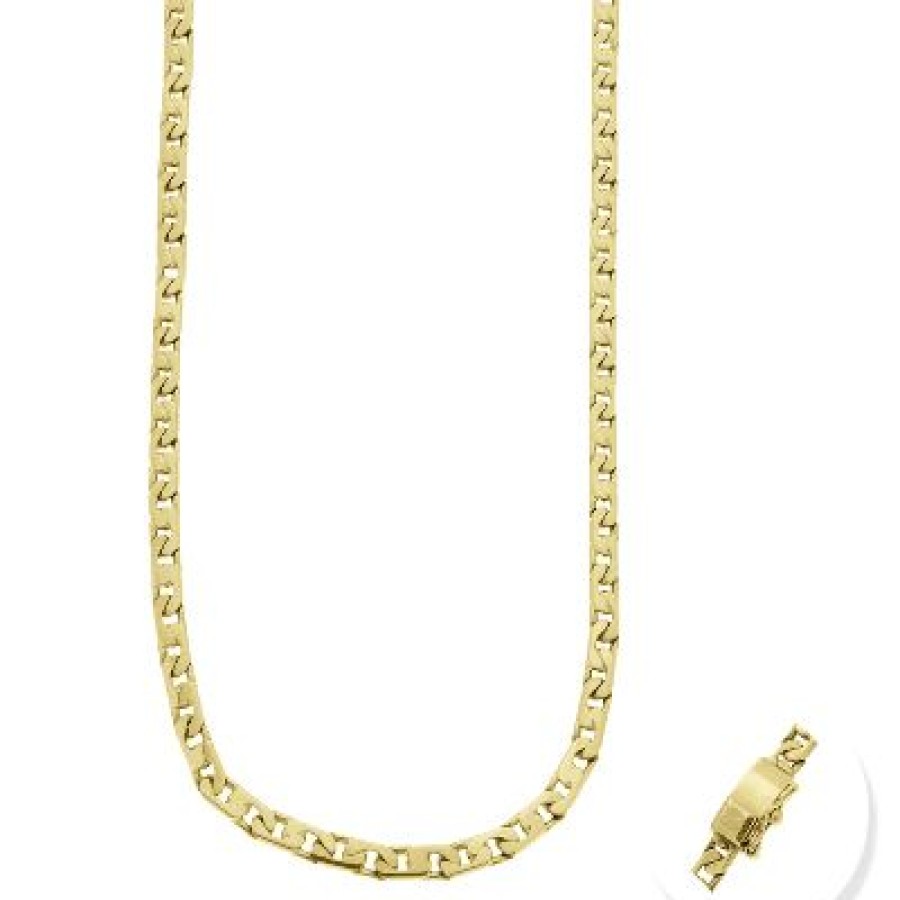 Joyeria Fina GVR | Cadena Caballero Tejido Egipcio Oro 14K