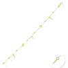 Joyeria Fina GVR | Pulsera Corazon Llave Oro Florentino 14K