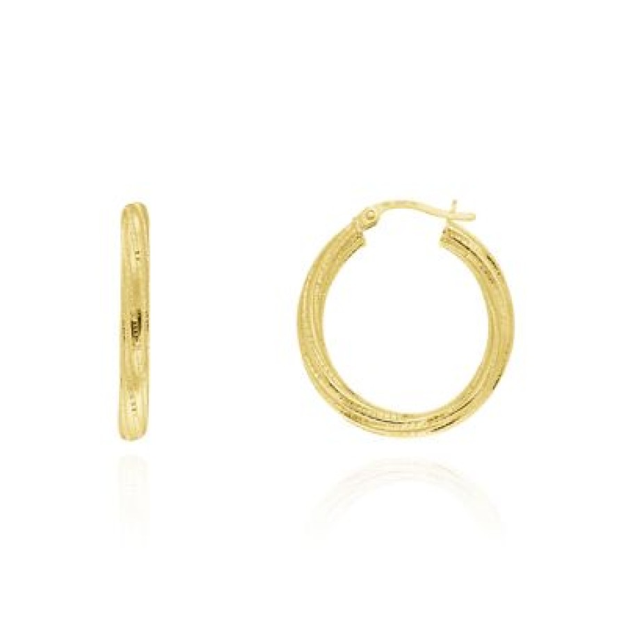 Joyeria Fina GVR | Arracadas Oro 14K 15Mm