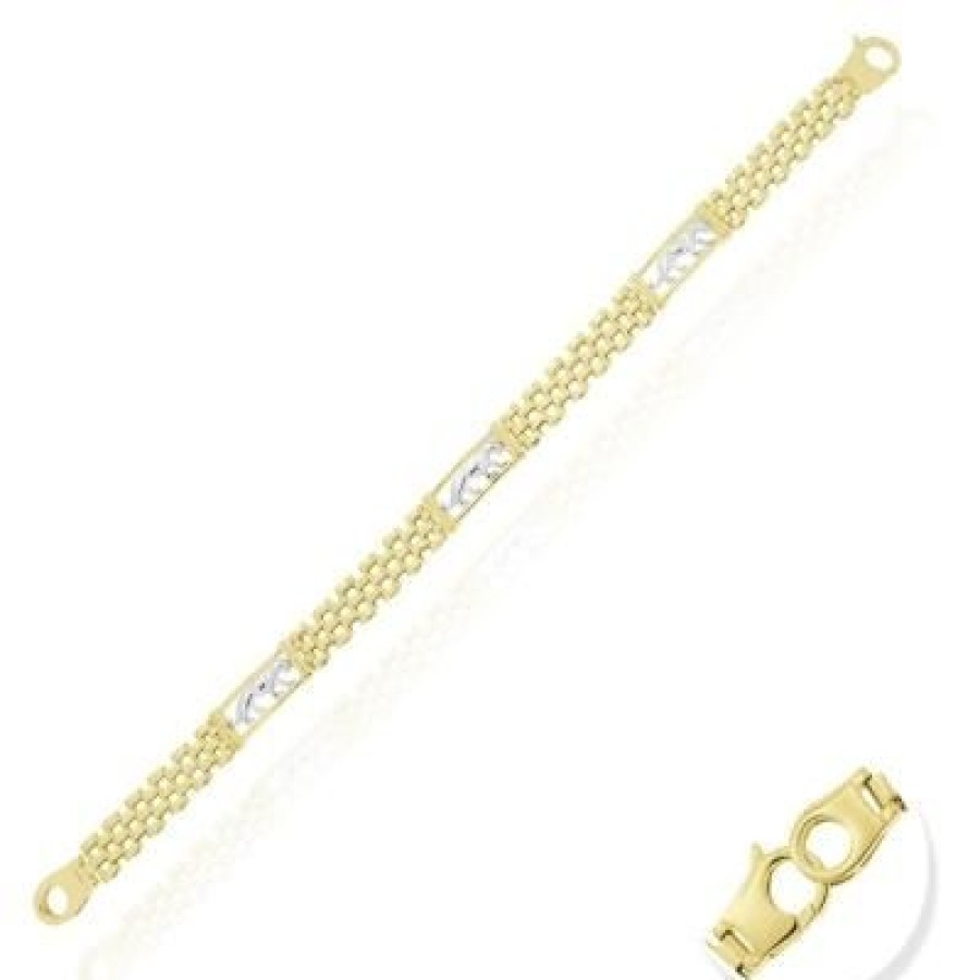 Joyeria Fina GVR | Pulsera Pantera Oro Bicolor 1