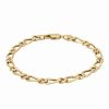 Joyeria Fina GVR | Pulsera Caballero Figaro 1X1 Oro 14K