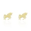 Joyeria Fina GVR | Broqueles Unicornio Oro 14K