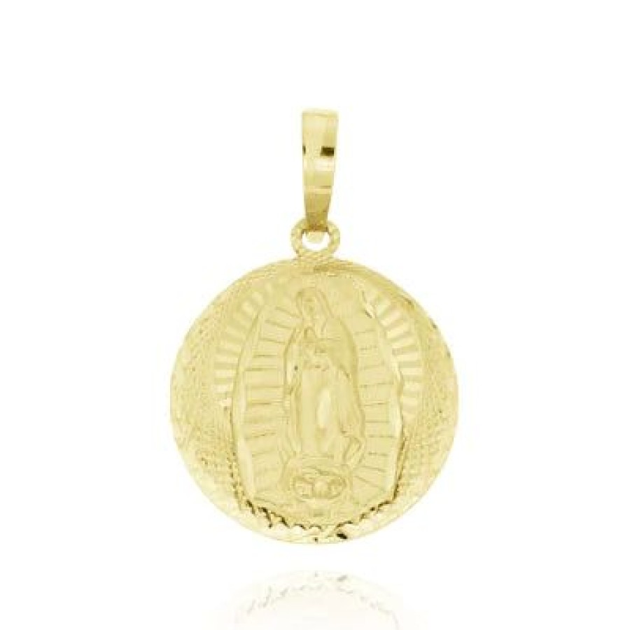 Joyeria Fina GVR | Medalla Virgen De Gudalupe Oro 14K