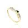 Joyeria Fina PEDIDO | Anillo Keira Oro Con Diamante Y Gema Oro Amarillo