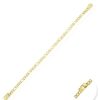 Joyeria Fina GVR | Pulsera Caballero Oro 14K Figaro 3X1