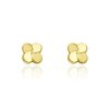 Joyeria Fina GVR | Broqueles Trebol Oro 14K