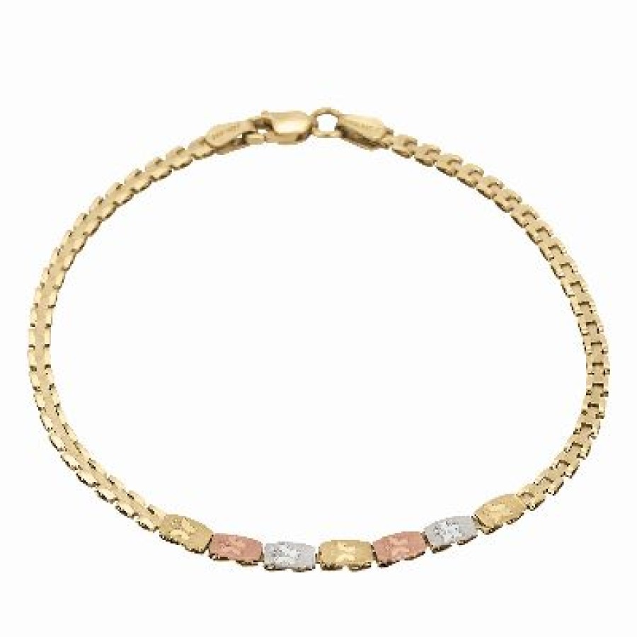 Joyeria Fina GVR | Pulsera Dama Oro 14K