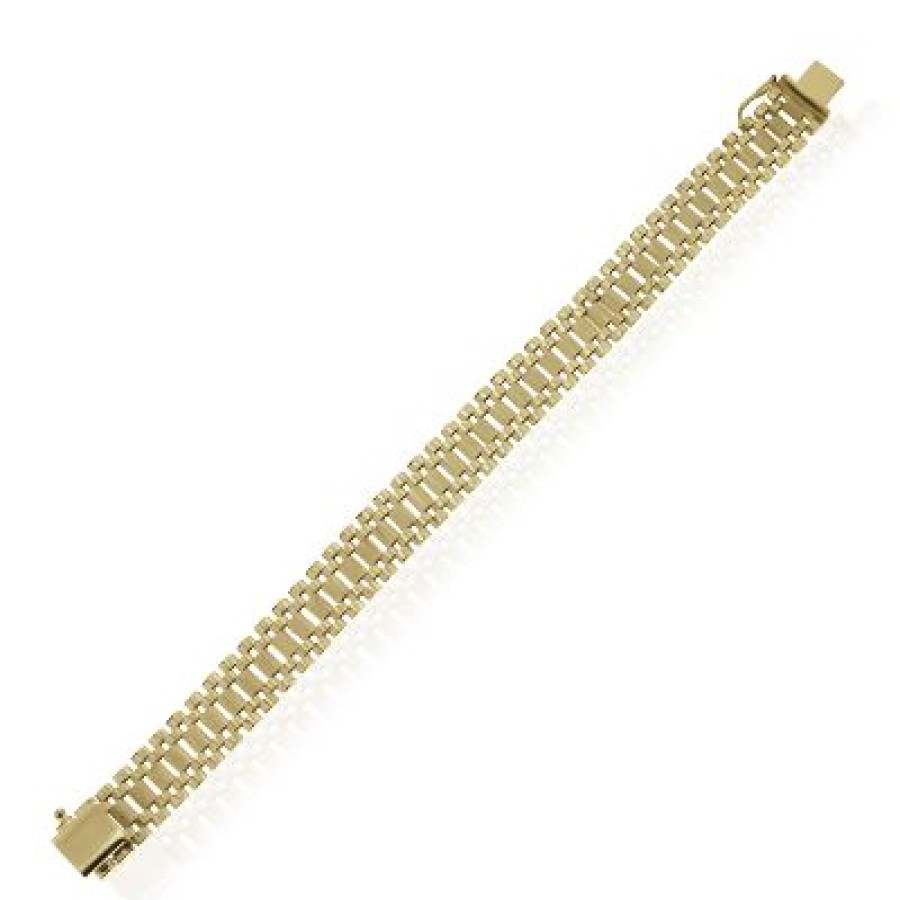 Joyeria Fina GVR | Pulsera Caballero Coleccion Real Oro 14K