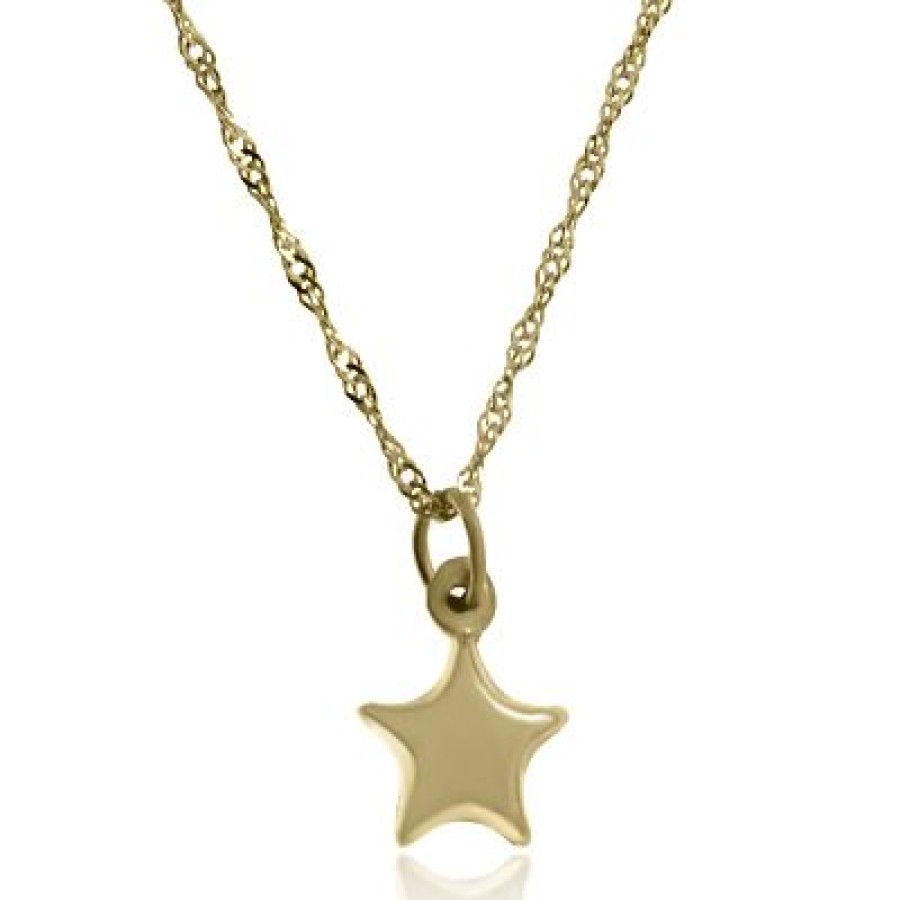 Joyeria Fina GVR | Cadena Con Dije Estrella Oro 14K