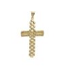 Joyeria Fina GVR | Cruz Coleccion Real Oro 14K 7Mm