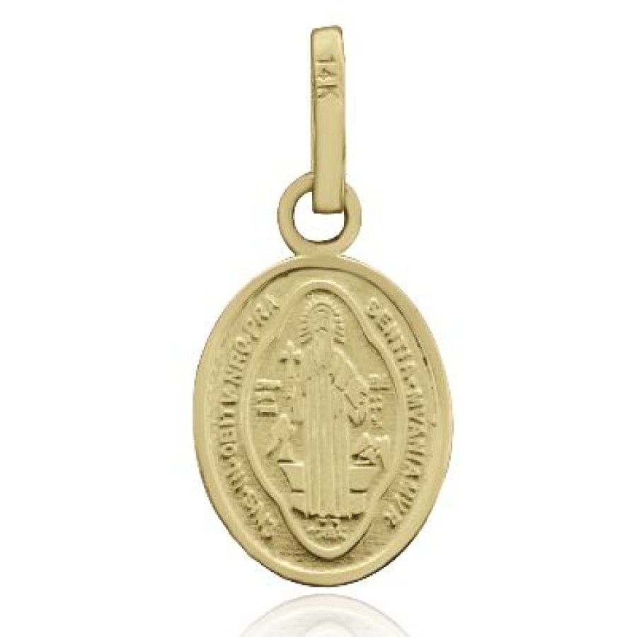 Joyeria Fina GVR | Medalla San Benito Oro 14K