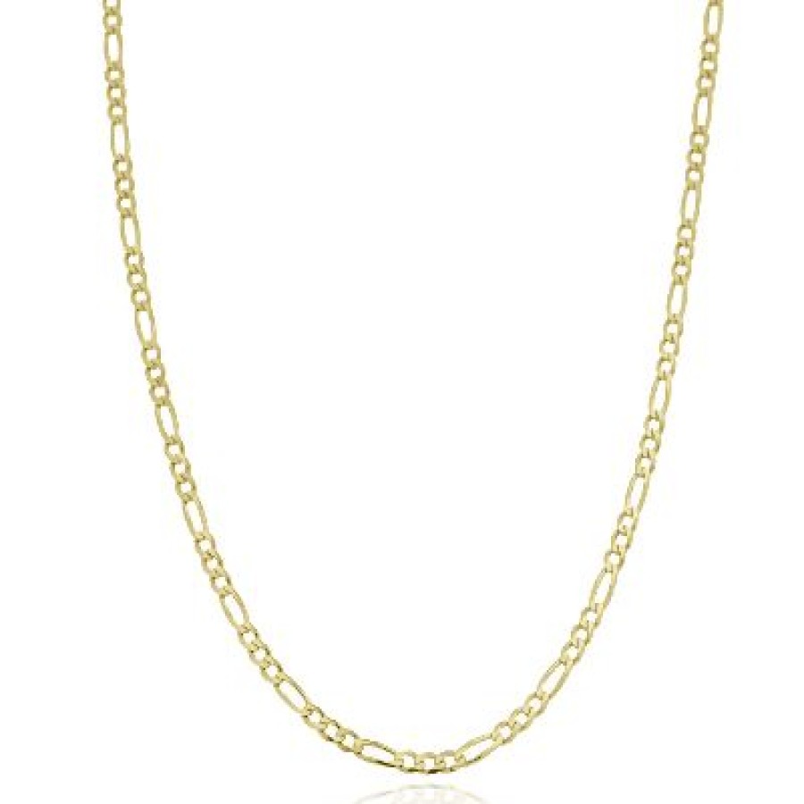 Joyeria Fina GVR | Cadena Figaro 3X1 Oro 14K Oro Amarillo