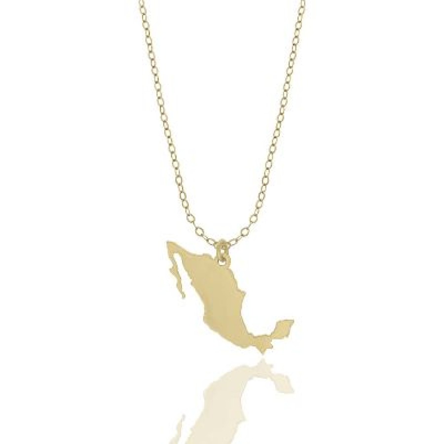 Joyeria Fina PEDIDO | Dije Con Cadena Mexico Oro 14K