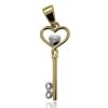 Joyeria Fina GVR | Dije Llave Y Corazon Oro 14K