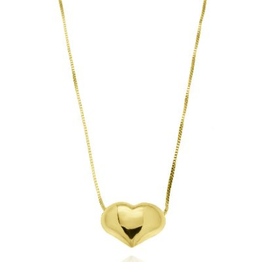 Joyeria Fina GVR | Cadena Con Dije Corazon Oro 14K