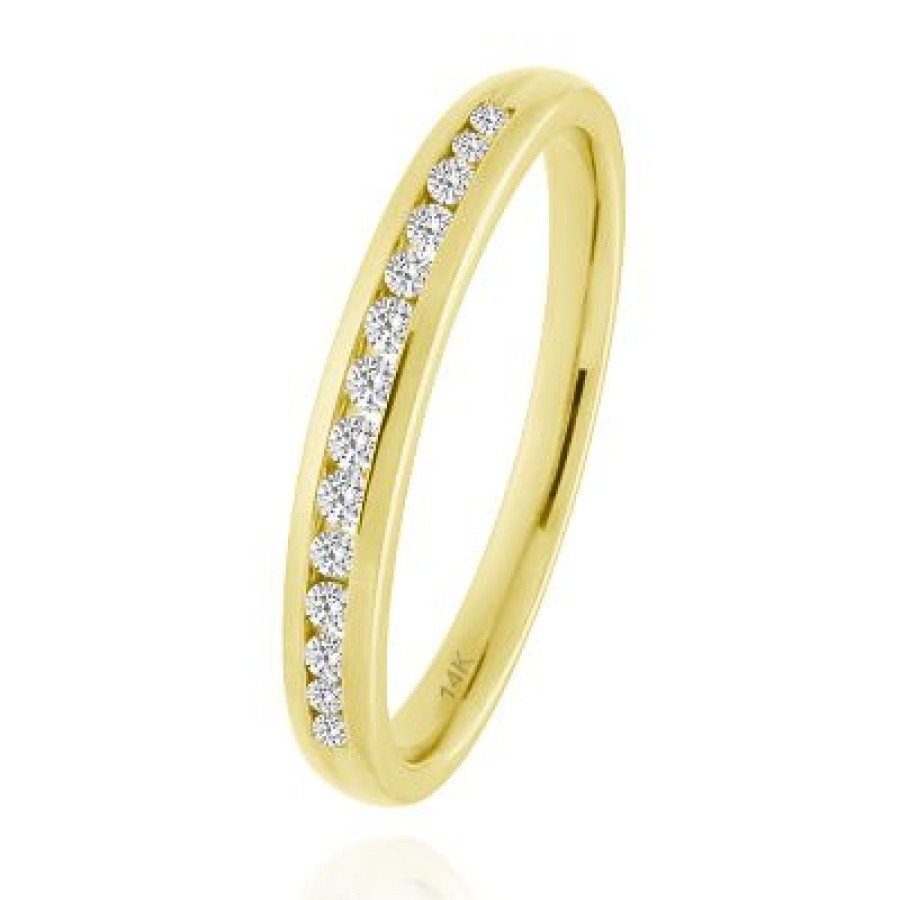 Joyeria Fina GVR | Churumbela Oro Con Diamante Oro Amarillo