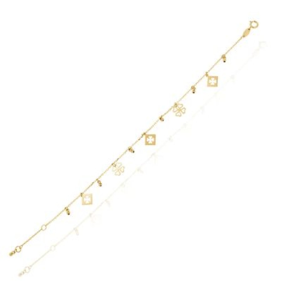 Joyeria Fina GVR | Pulsera Trebol Ar132-A