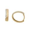 Joyeria Fina GVR | Huggies Oro Florentino 14K