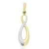 Joyeria Fina GVR | Dije Infinito Oro Amarillo Y Blanco 14K