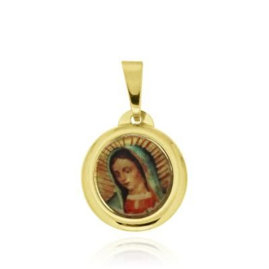 Joyeria Fina GVR | Medalla Virgen Guadalupe Oro 14K