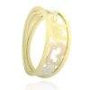 Joyeria Fina GVR | Anillo Dama Graduado Suerte Oro 14K Oro Florentino