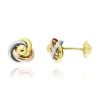 Joyeria Fina GVR | Aretes Nudo Oro Florentino Jl915