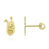 Joyeria Fina PEDIDO | Broqueles Conejo Oro 14K