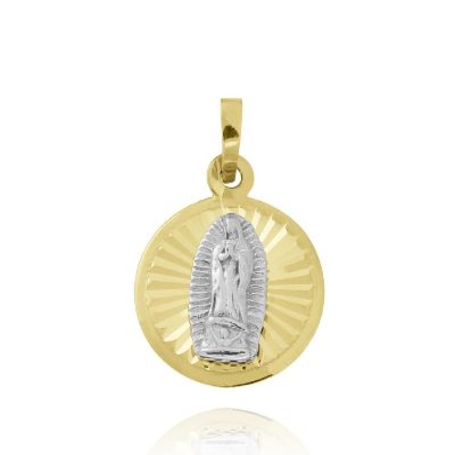 Joyeria Fina GVR | Medalla Virge De Guadalupe Oro Bicolor 1